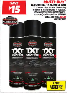 Autobarn Txt coating 1k aerosol can offer