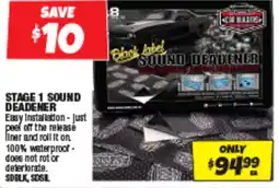 Autobarn STAGE 1 SOUND DEADENER offer