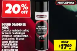 Autobarn Sound deadener offer