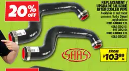 Autobarn Replacement/ upgrade silicone intercooler pipe offer