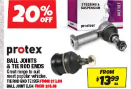 Autobarn Protex ball joints offer