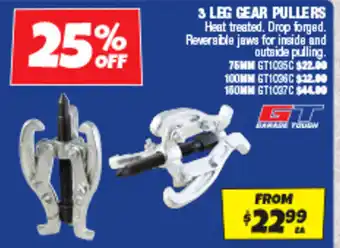 Autobarn 3 leg gear pullers offer