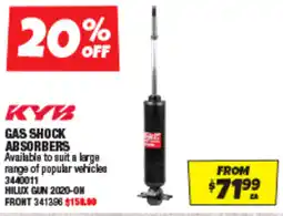 Autobarn Kyb gas shock absorbers offer