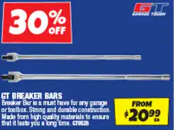 Autobarn Gt breaker bars offer
