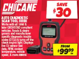 Autobarn Chicane auto diagnostic scan tool obdii offer