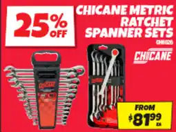 Autobarn Chicane metric ratchet 30% off spanner sets offer