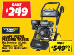 Autobarn 3500psi petrol pressure washer offer