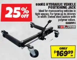 Autobarn 680kg hydraulic vehicle positioning jack offer
