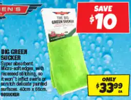 Autobarn Big green sucker offer
