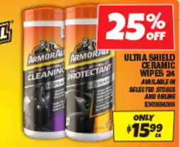 Autobarn Ultra shield ceramic wipes 24 offer
