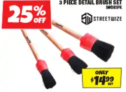 Autobarn 3 piece detail brush set offer