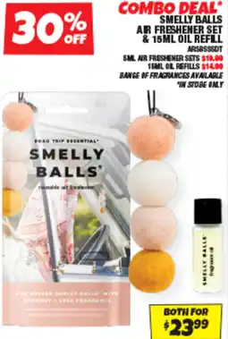 Autobarn Smelly balls ar freshener set & oil refill offer