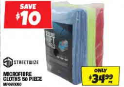 Autobarn Microfibre cloths 50 piece offer