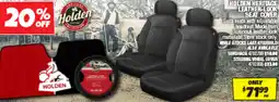 Autobarn Holden heritage leather-look seat cover offer