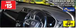 Autobarn Premium moulded dash mats offer