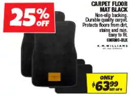 Autobarn Carpet floor mat black offer
