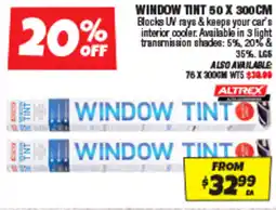 Autobarn Window tint 50 x 300cm offer