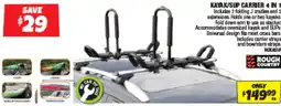 Autobarn Kayak/sup carrier 4 in 1 offer