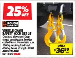 Autobarn Vehicle chain safety hook set 2t offer