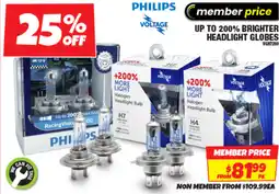 Autobarn Up to 200% brighter headlight globes offer