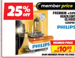 Autobarn Premium +30% headlight globes offer