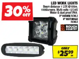 Autobarn LED WORK LIGHTS offer