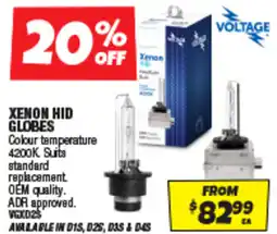 Autobarn Xenon hid globes offer