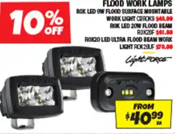 Autobarn Flood work lamps offer