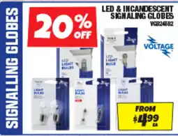Autobarn Led & incandescent signaling globes offer