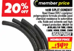 Autobarn 10m split conduit offer