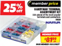 Autobarn Handyman terminal assortment kit offer