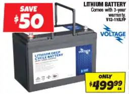 Autobarn Lithium battery offer