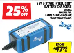 Autobarn 12v 5 stage intelligent battery chargers offer