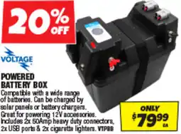 Autobarn Powered battery box offer