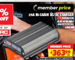 Autobarn 25a in-cabin dc/dc charger offer