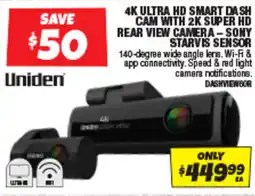 Autobarn 4k ultra hd smart dash cam with 2k super hd rear view camera-sony starvis sensor offer