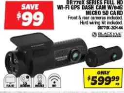 Autobarn Dr770x series full hd thinkware wi-fi gps dash cam w/64g micro sd card offer