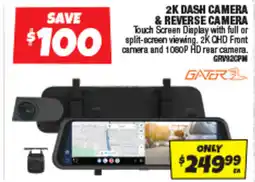 Autobarn 2k dash camera & reverse camera offer