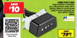 Autobarn Obdii port lock offer