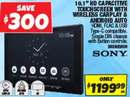 Autobarn 10.1" hd capacitive touchscreen with wireless carplay & android auto offer