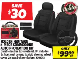 Autobarn Holden heritage 5 piece commodore auto protection kit offer