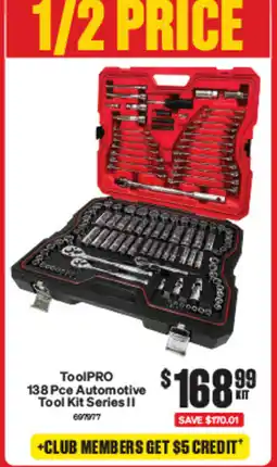 SuperCheap Auto ToolPRO 138 Pce Automotive Tool Kit Series II offer