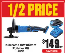 SuperCheap Auto Kincrome 18V 180mm Polisher Kit offer