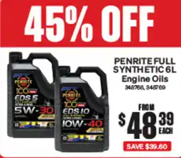 SuperCheap Auto PENRITE FULL SYNTHETIC Engine Oils offer