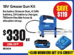 SuperCheap Auto 18V Grease Gun Kit offer