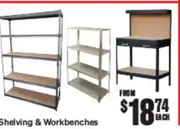 SuperCheap Auto Shelving & Workbenches offer