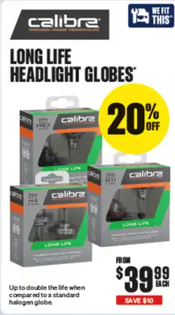 SuperCheap Auto Long life headlight globes offer