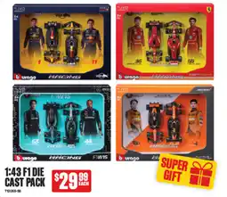 SuperCheap Auto 1:43 f1 die cast pack offer