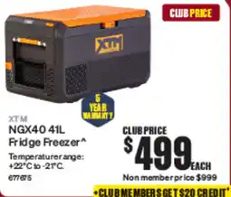 SuperCheap Auto XTM NGX40 41L Fridge Freezer offer