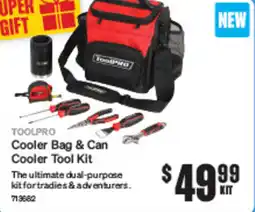 SuperCheap Auto TOOLPRO Cooler Bag & Can Cooler Tool Kit offer